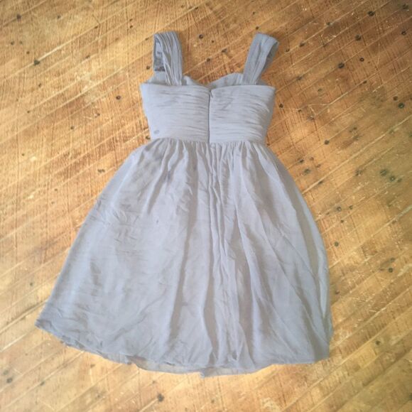 Bill Levkoff whimsical slate elevated basics black tie prom dress - Picture 3 of 4